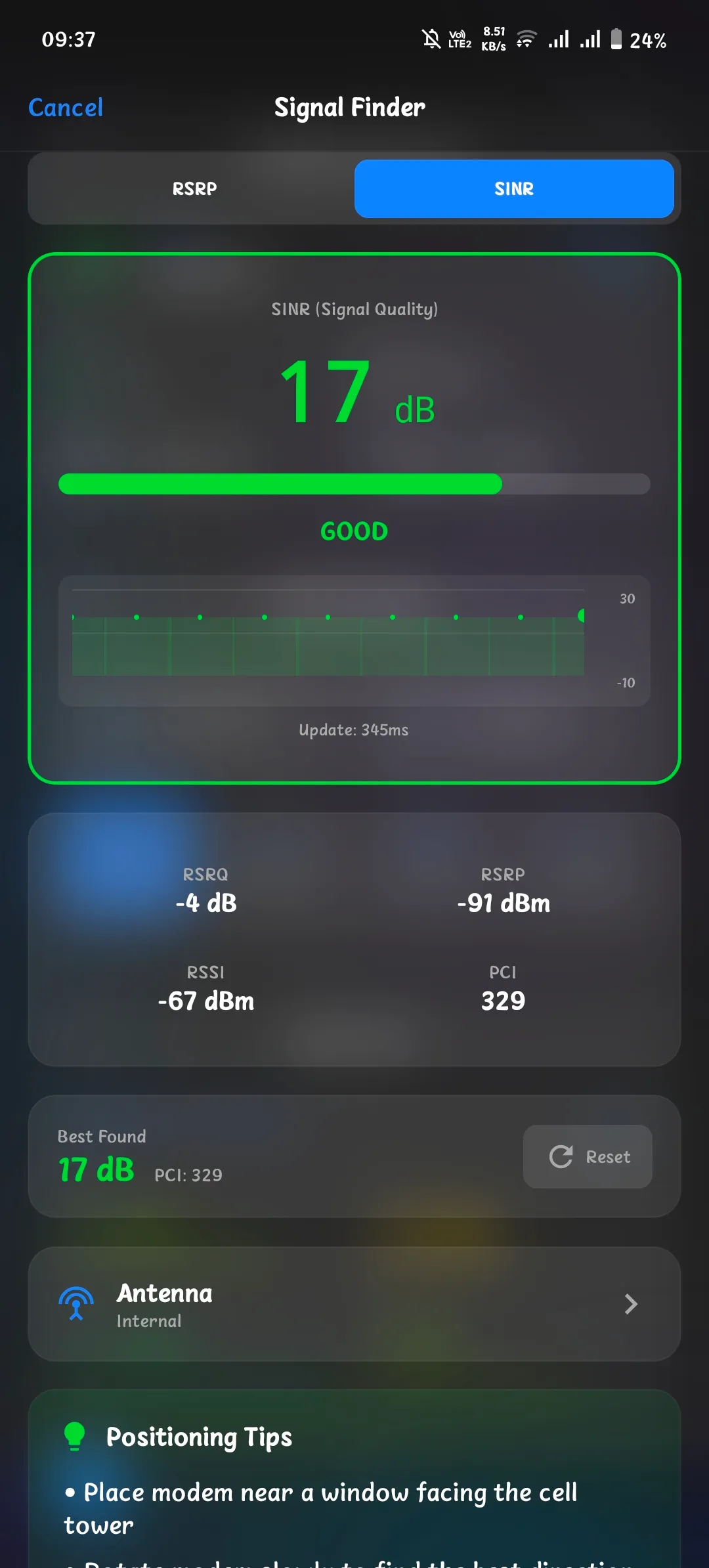 Signal Finder (Dark)